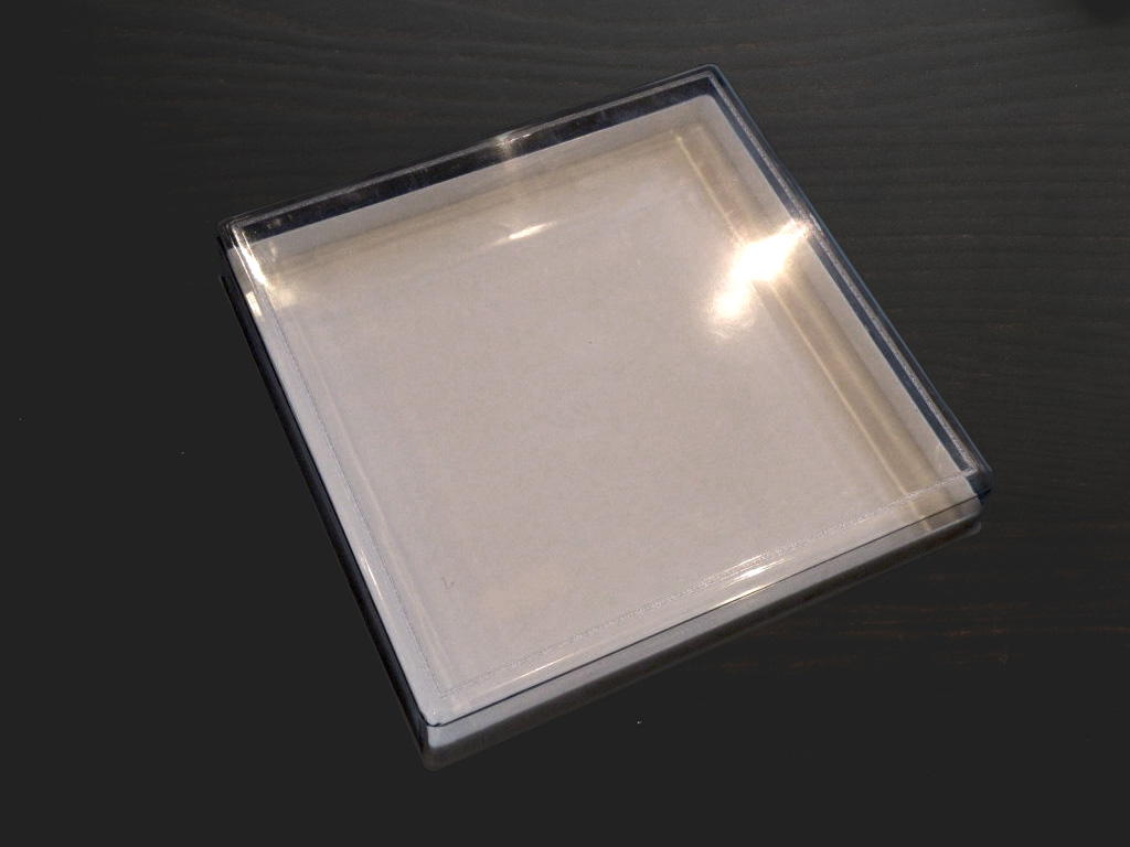 Scatole trasparenti in plastica, scatole numismatica